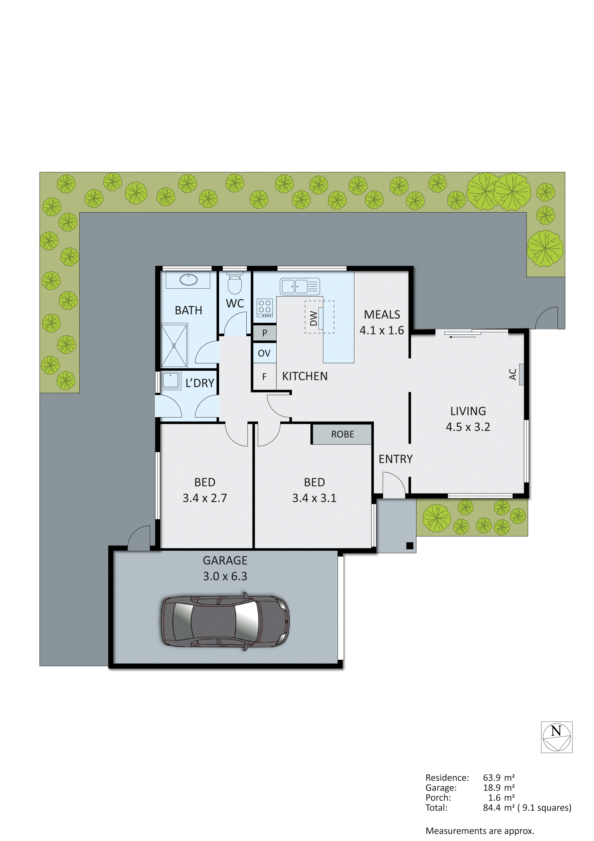 7/4A Campbell Grove, Dingley Village VIC 3172 - Floorplan