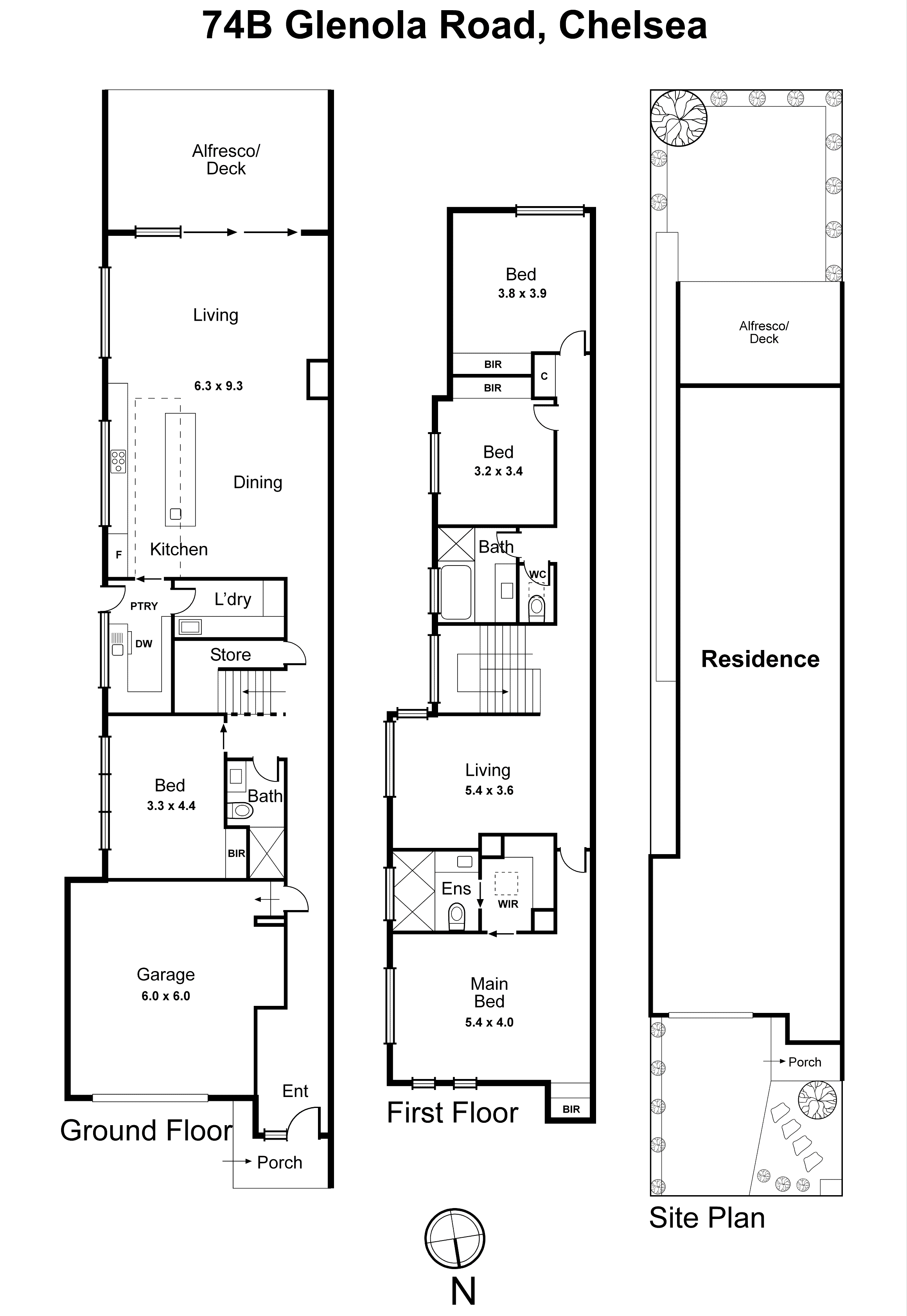 74B Glenola Road, Chelsea VIC 3196 - Floorplan