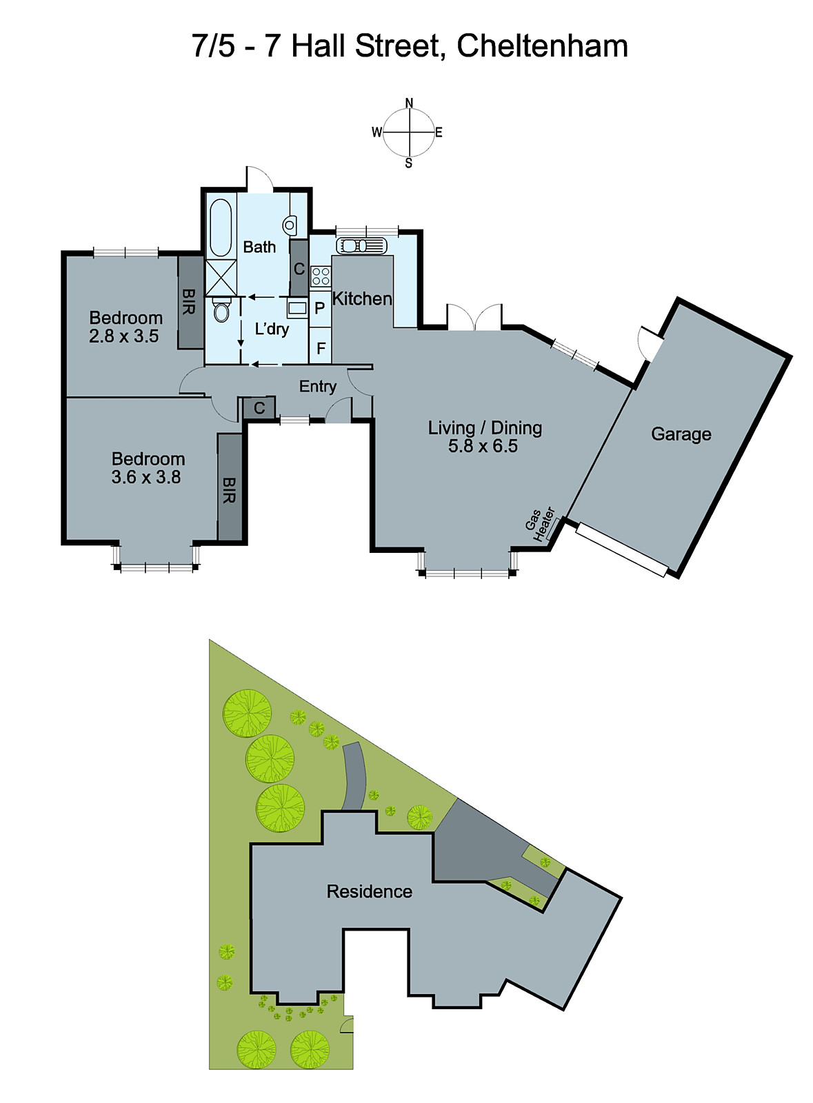 7/5-7 Hall Street, Cheltenham VIC 3192 - Floorplan