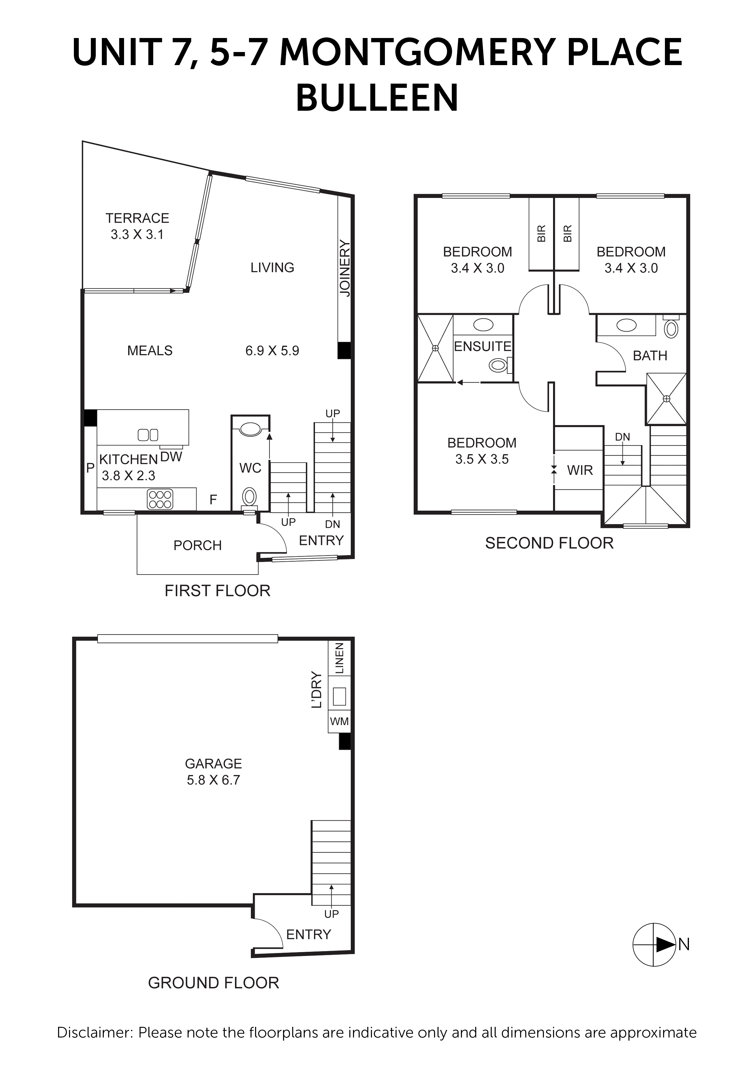 7/5-7 Montgomery Place, Bulleen VIC 3105 - Floorplan