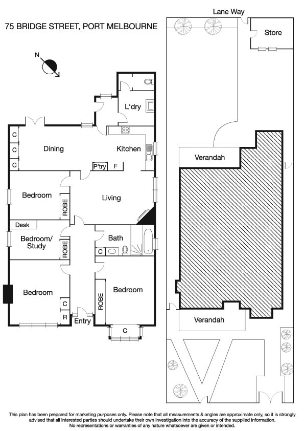 75 Bridge Street, PORT MELBOURNE VIC 3207 - Floorplan