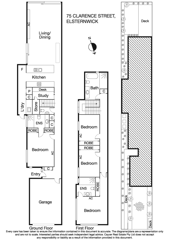 75 Clarence Street, ELSTERNWICK VIC 3185 - Floorplan