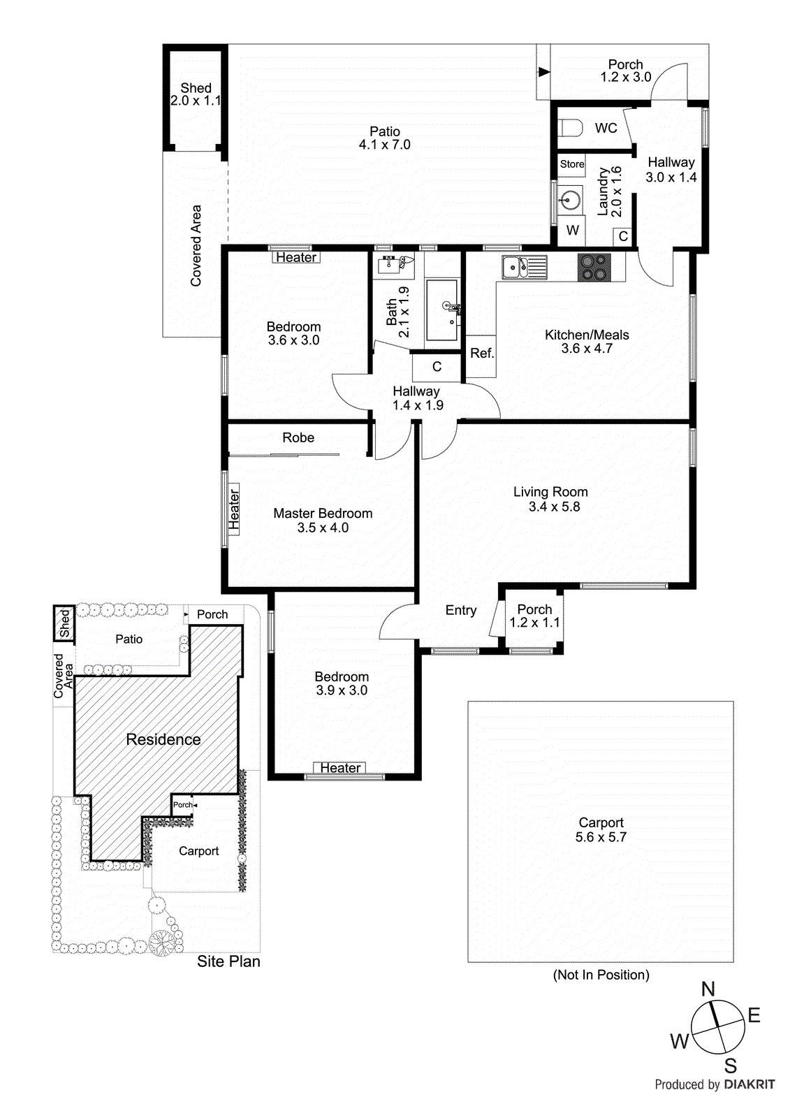 75 Fewster Road, Hampton VIC 3188 - Floorplan