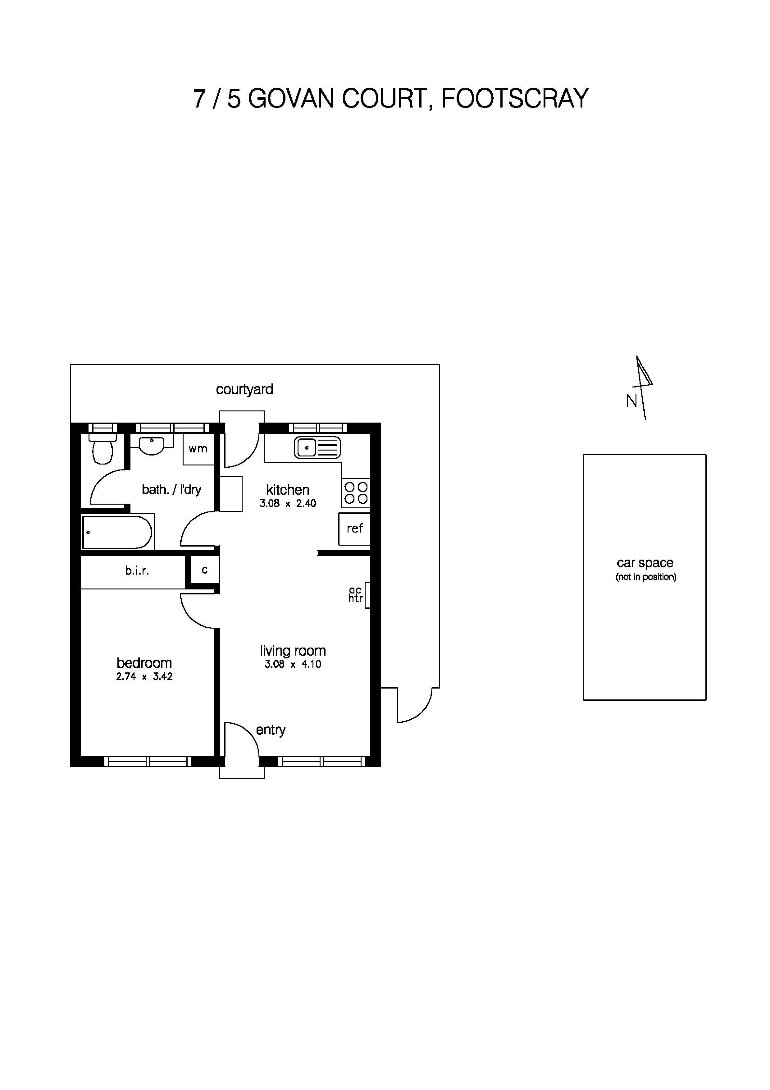 7/5 Govan Court, FOOTSCRAY VIC 3011 - Floorplan