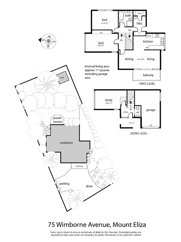 75 Wimborne Avenue, MOUNT ELIZA VIC 3930 - Floorplan