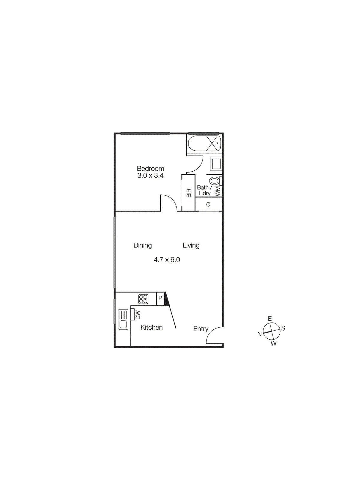 7/55 Barkly Street, St Kilda VIC 3182 - Floorplan