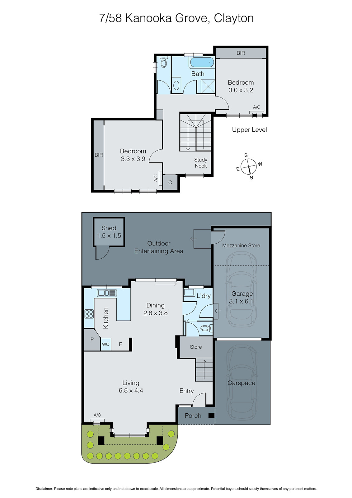 7/58 Kanooka Grove, Clayton VIC 3168 - Floorplan