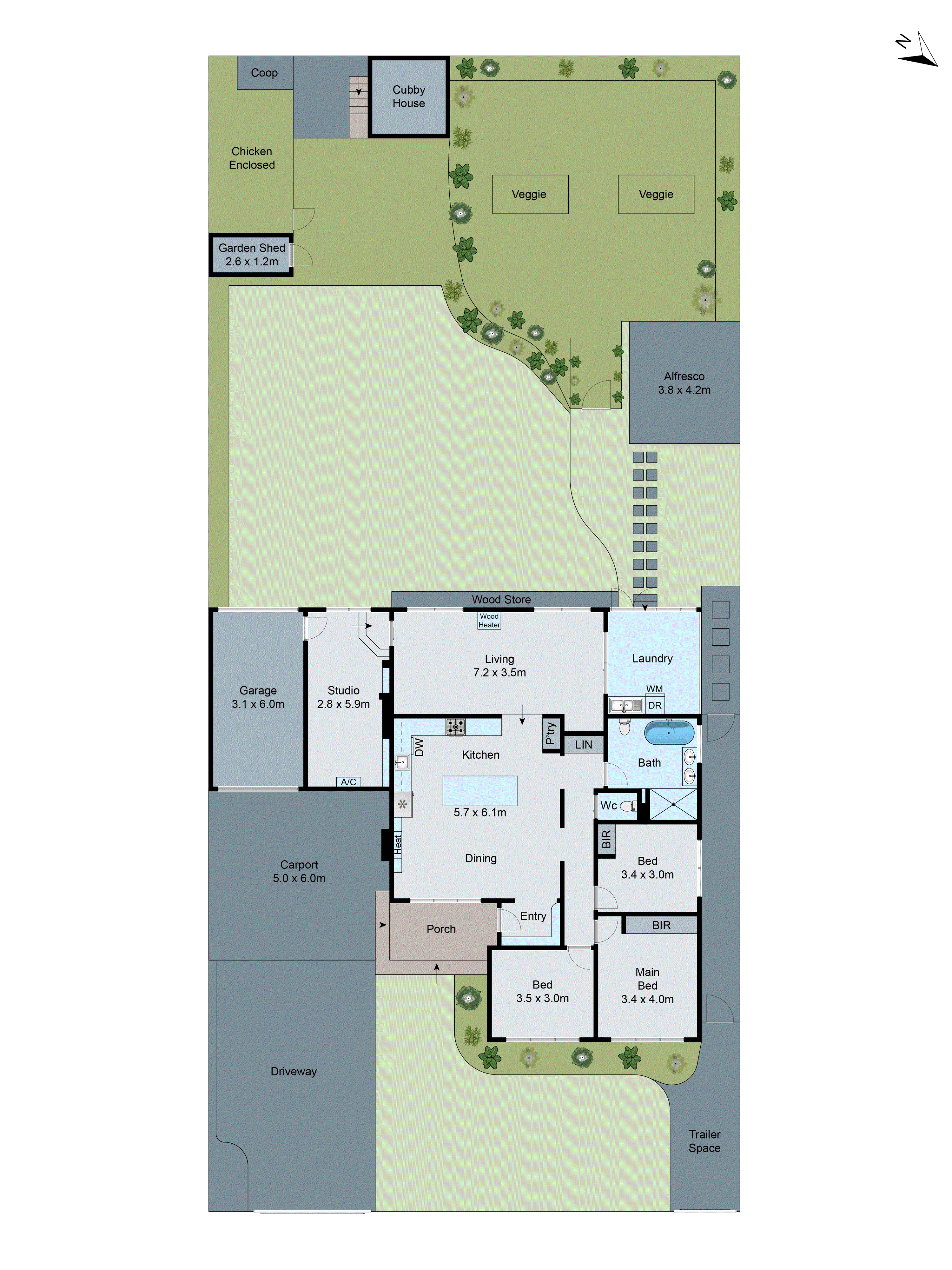 76 Barwon Terrace, Winchelsea VIC 3241 - Floorplan
