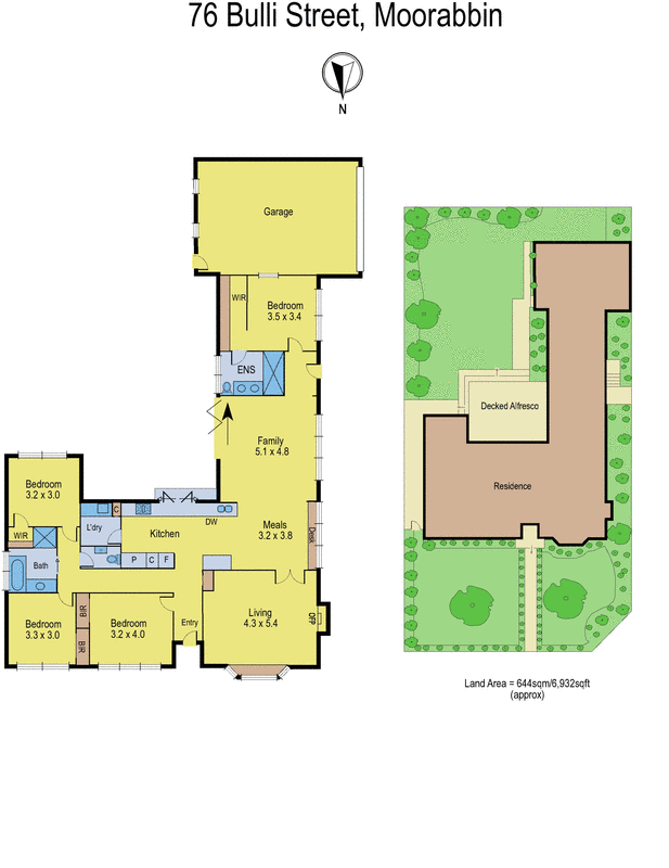 76 Bulli Street, Moorabbin VIC 3189 - Floorplan