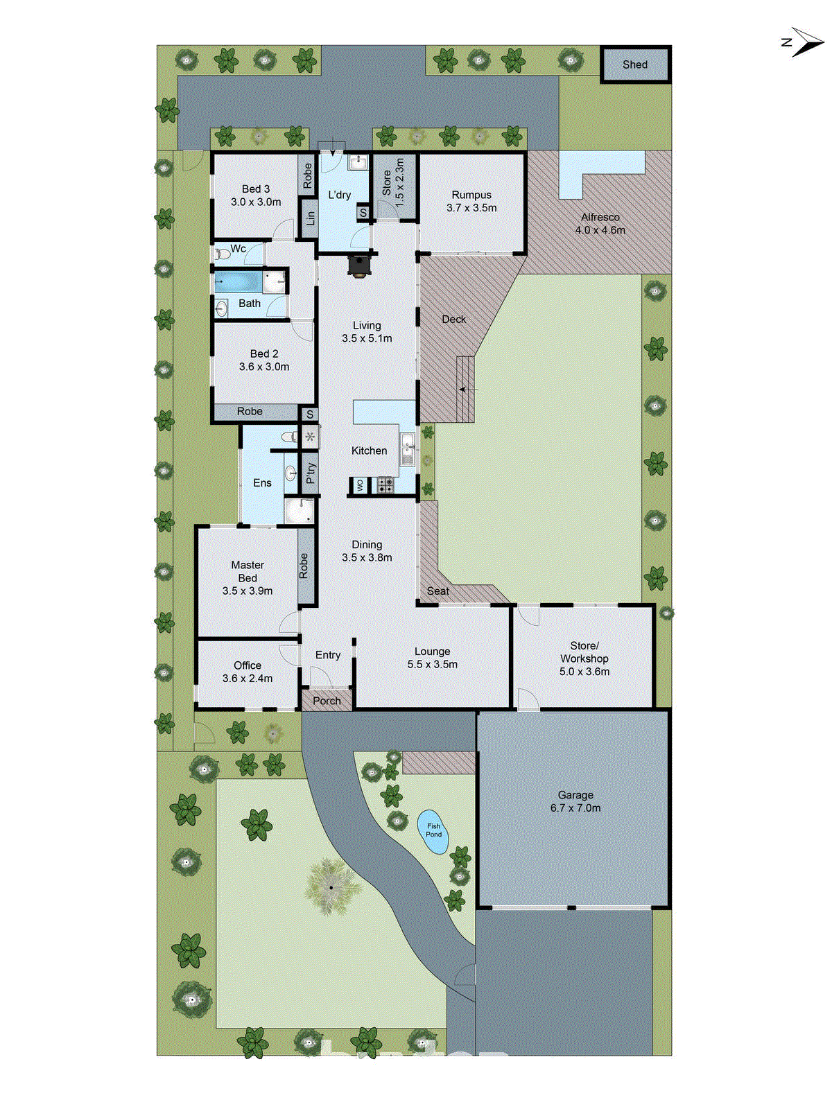 76 Moruya Drive, Grovedale VIC 3216 - Floorplan