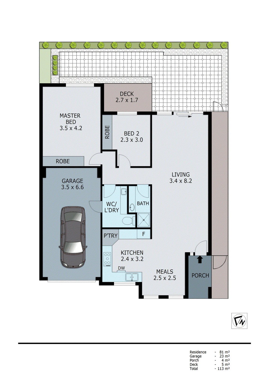 7/65-67 Tootal Road, Dingley Village VIC 3172 - Floorplan