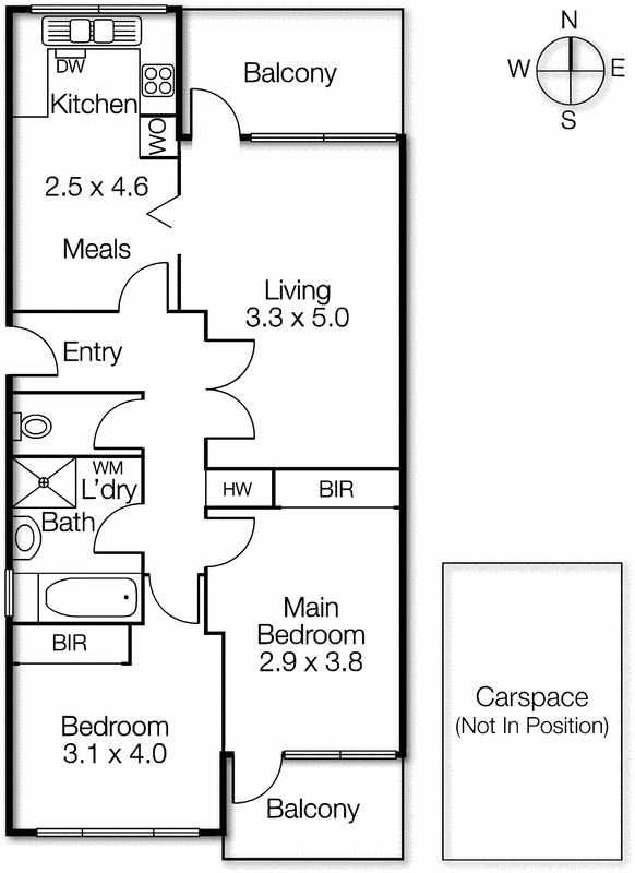 7/66-68 Chapel Street, St Kilda VIC 3182 - Floorplan