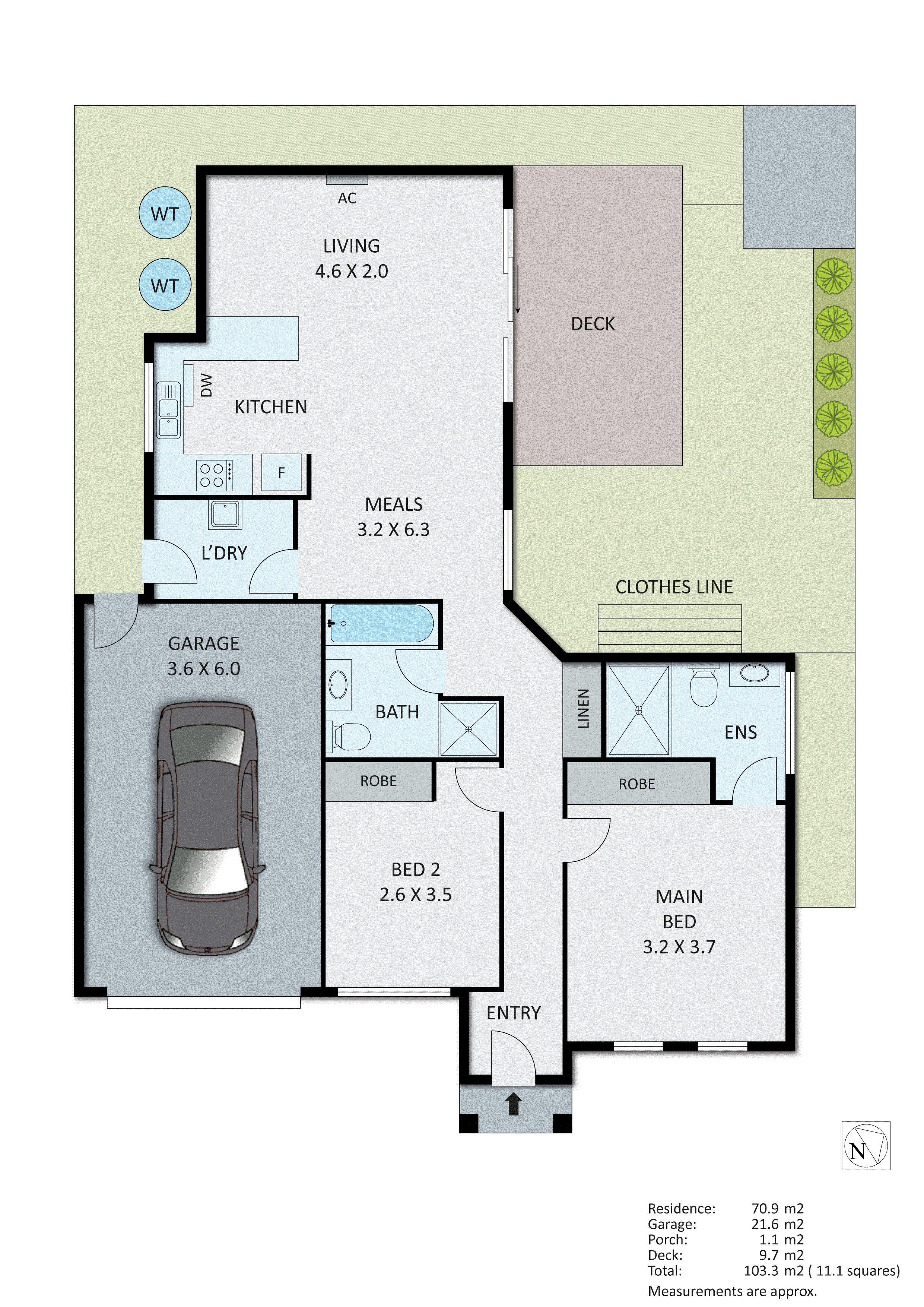 7/699-701 Heatherton Road, Clayton South VIC 3169 - Floorplan