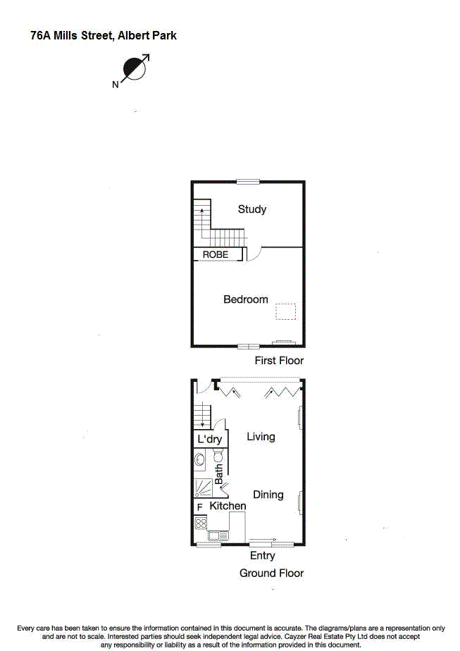 76A Mills Street, ALBERT PARK VIC 3206 - Floorplan