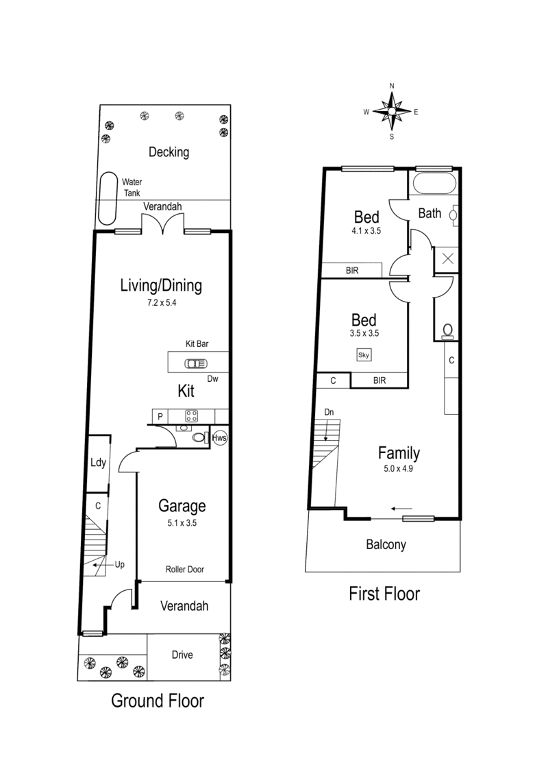 76A Tarrengower Street, YARRAVILLE VIC 3013 - Floorplan