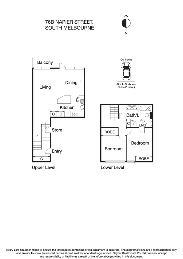 76B Napier Street, SOUTH MELBOURNE VIC 3205 - Floorplan