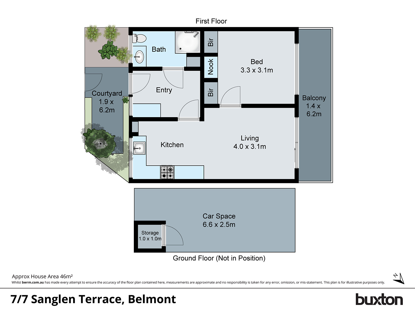 7/7 Sanglen Terrace, Belmont VIC 3216 - Floorplan