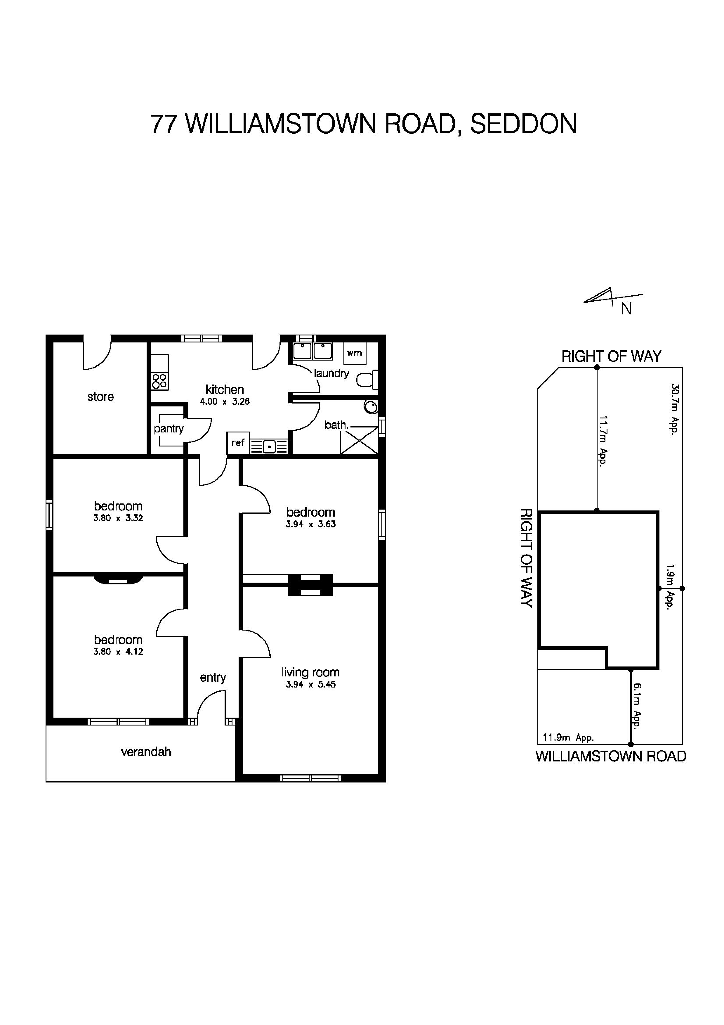 77 Williamstown Road, SEDDON VIC 3011 - Floorplan