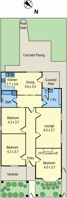 78 Herbert Street, MIDDLE PARK VIC 3206 - Floorplan