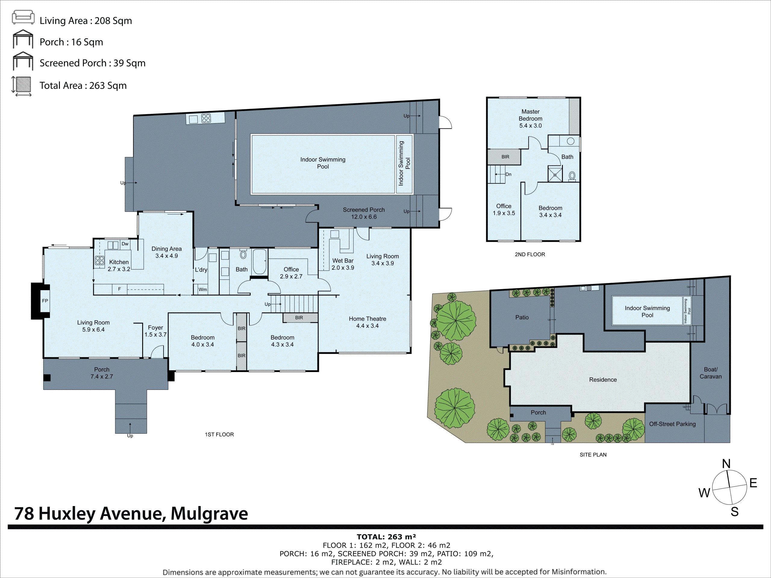 78 Huxley Avenue, Mulgrave VIC 3170 - Floorplan