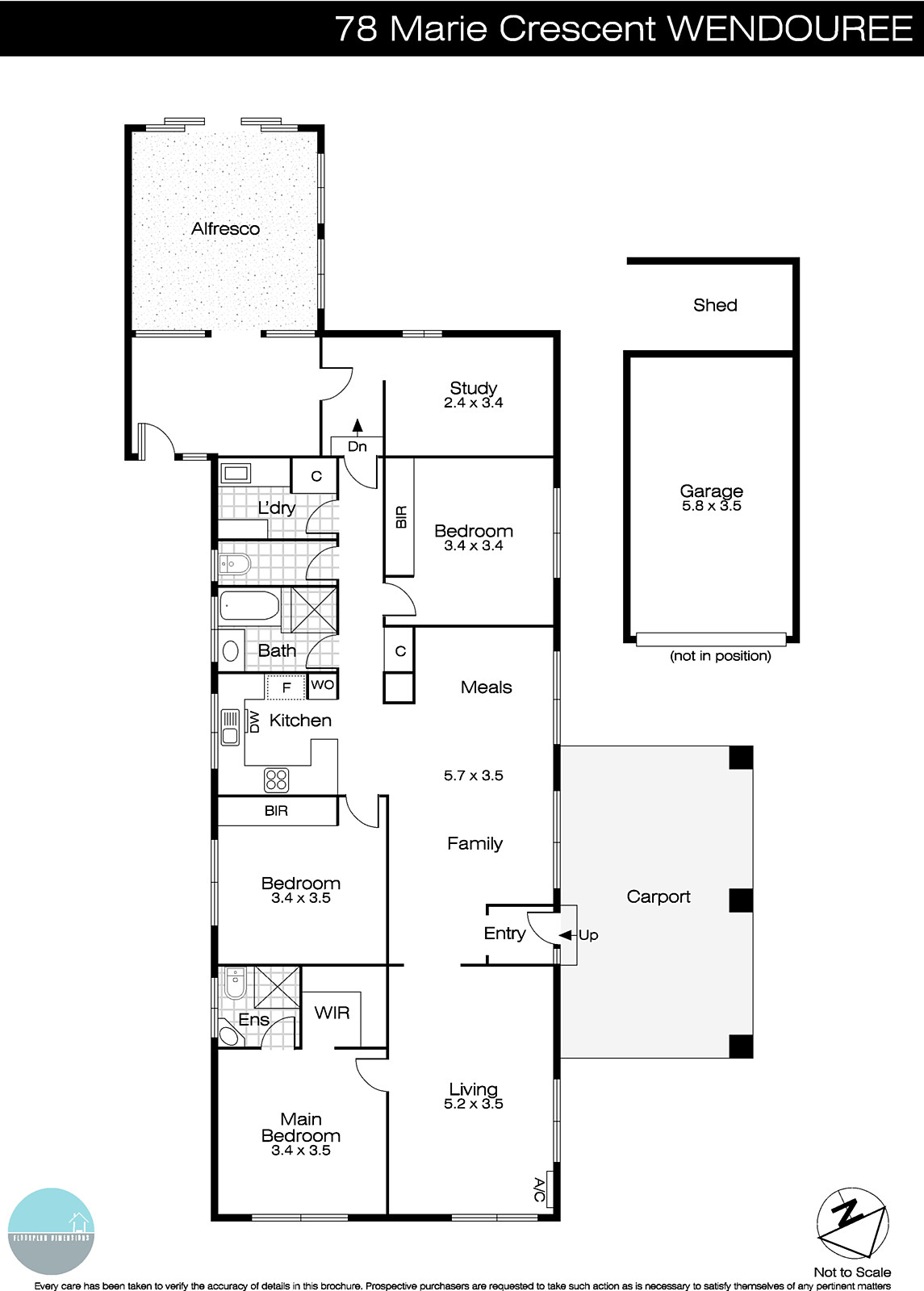 78 Marie Crescent, Wendouree VIC 3355 - Floorplan