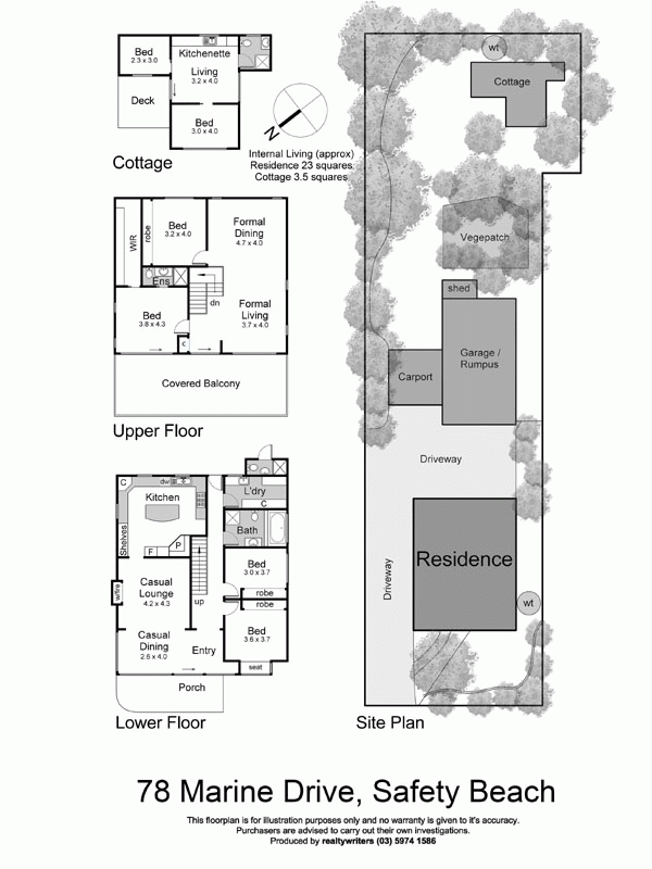 78 Marine Drive, SAFETY BEACH VIC 3936 - Floorplan