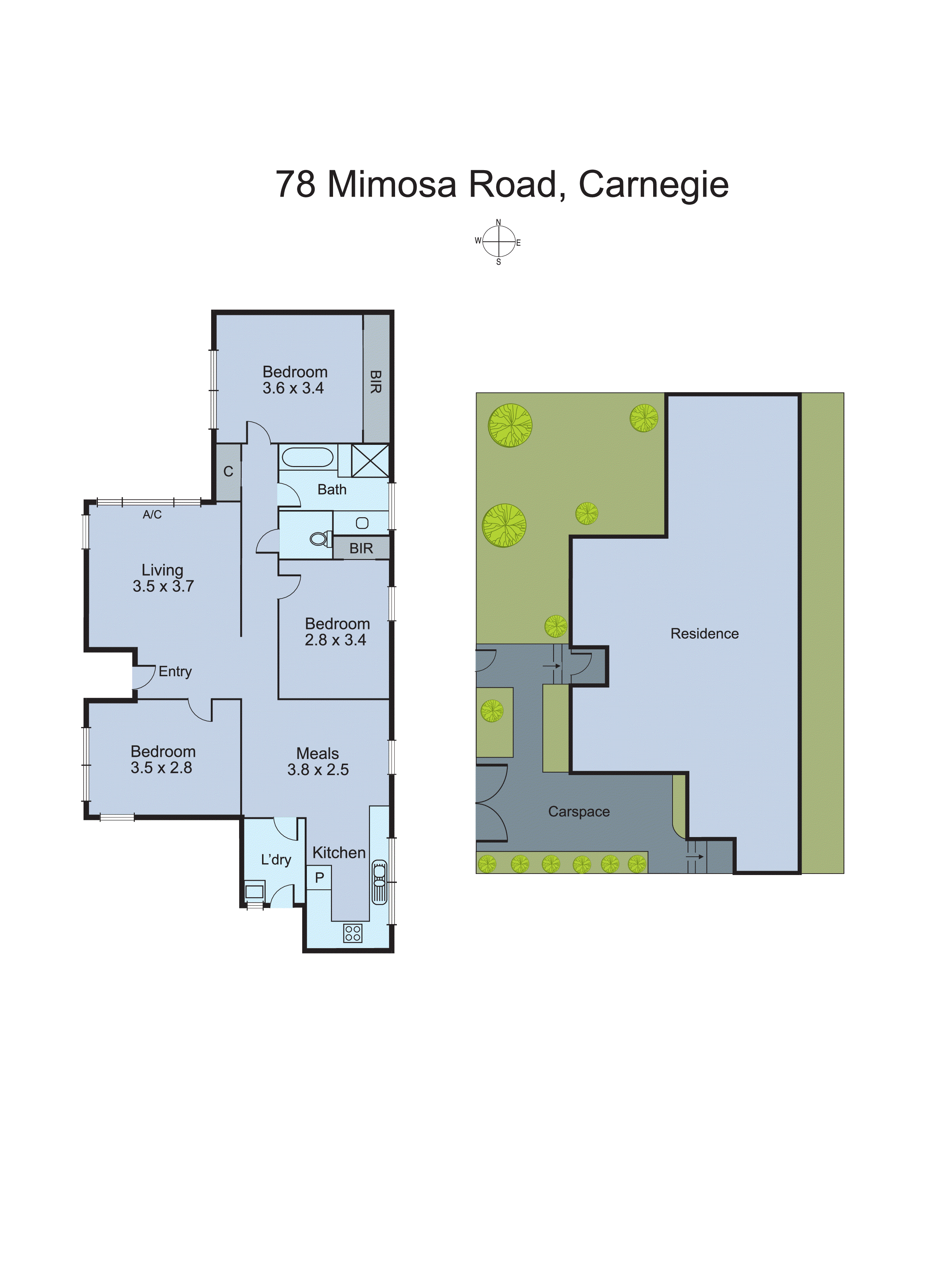 78 Mimosa Road, Carnegie VIC 3163 - Floorplan