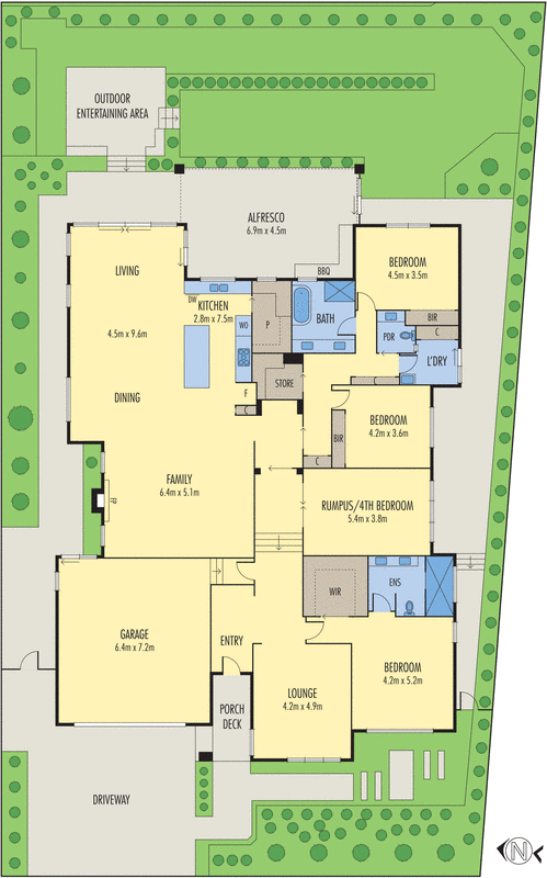 78 Stoneleigh Crescent, Highton VIC 3216 - Floorplan