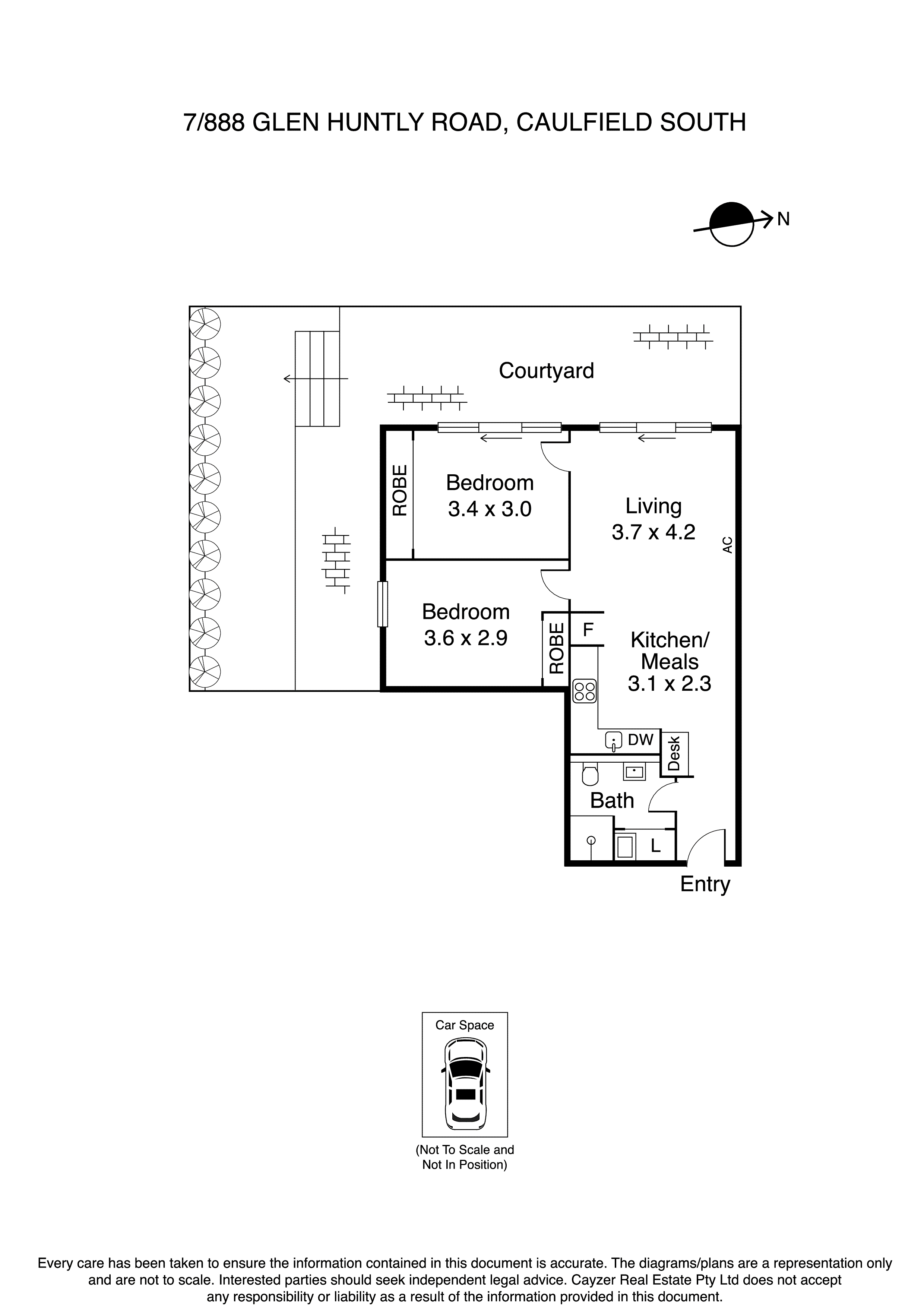 7/888 Glen Huntly Road, Caulfield South VIC 3162 - Floorplan