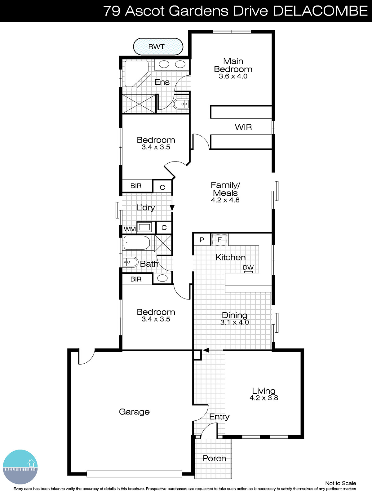 79 Ascot Gardens Drive, Delacombe VIC 3356 - Floorplan