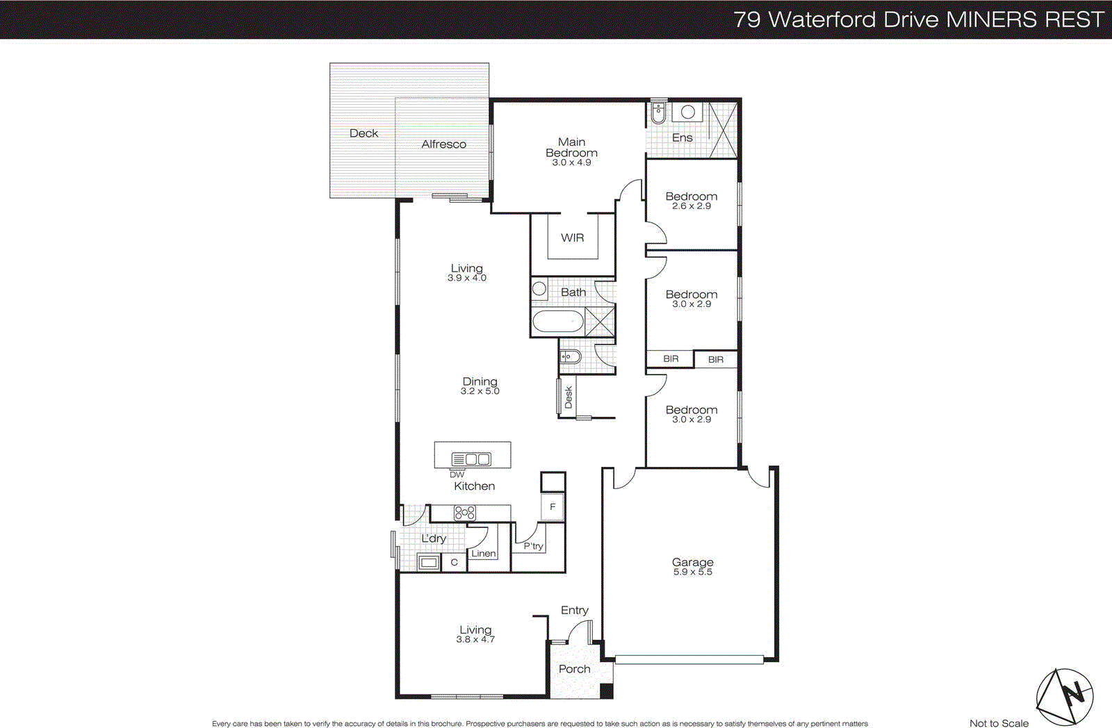 79 Waterford Drive, Miners Rest VIC 3352 - Floorplan