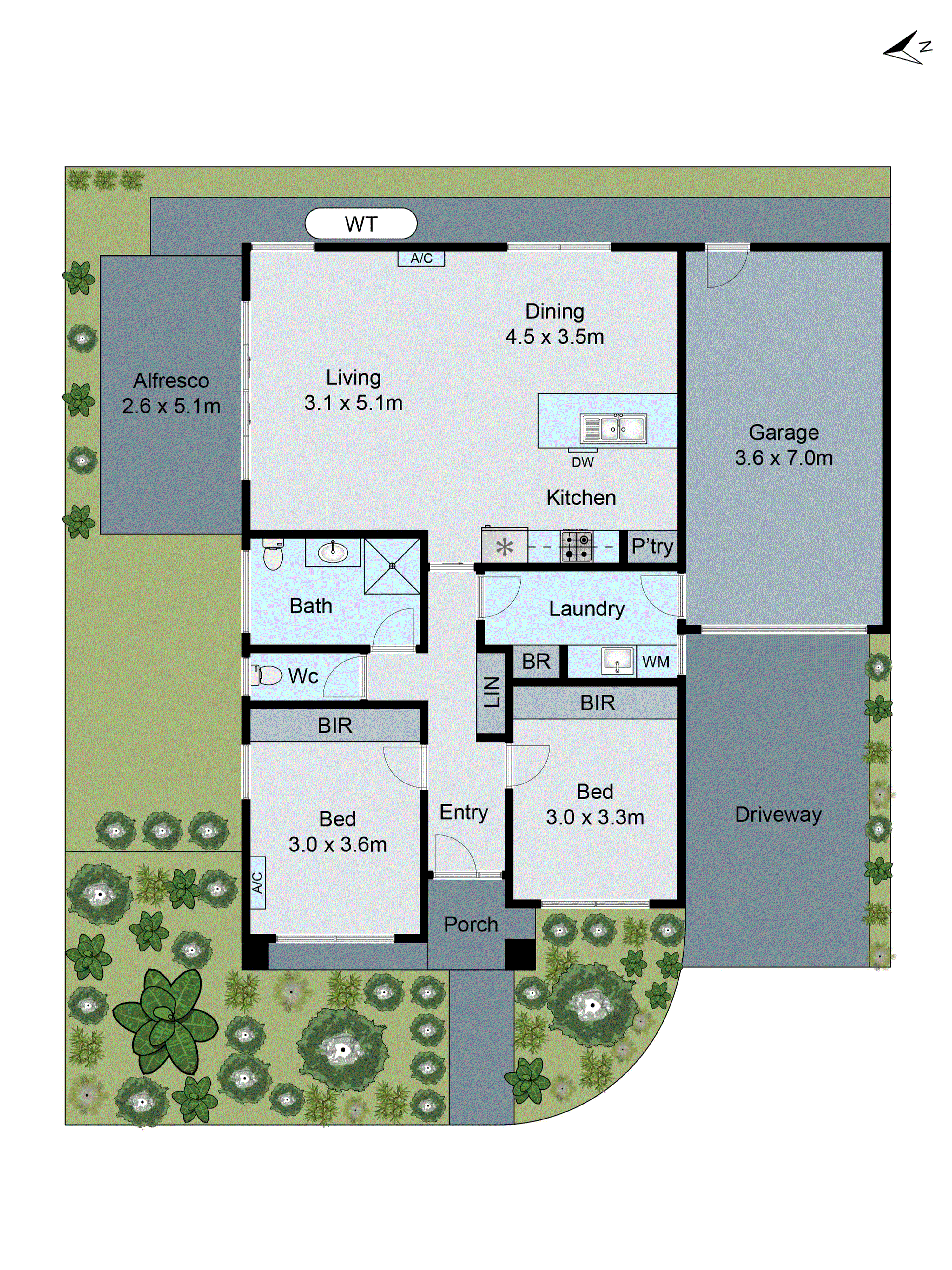 7/95 Marshalltown Road, Grovedale VIC 3216 - Floorplan