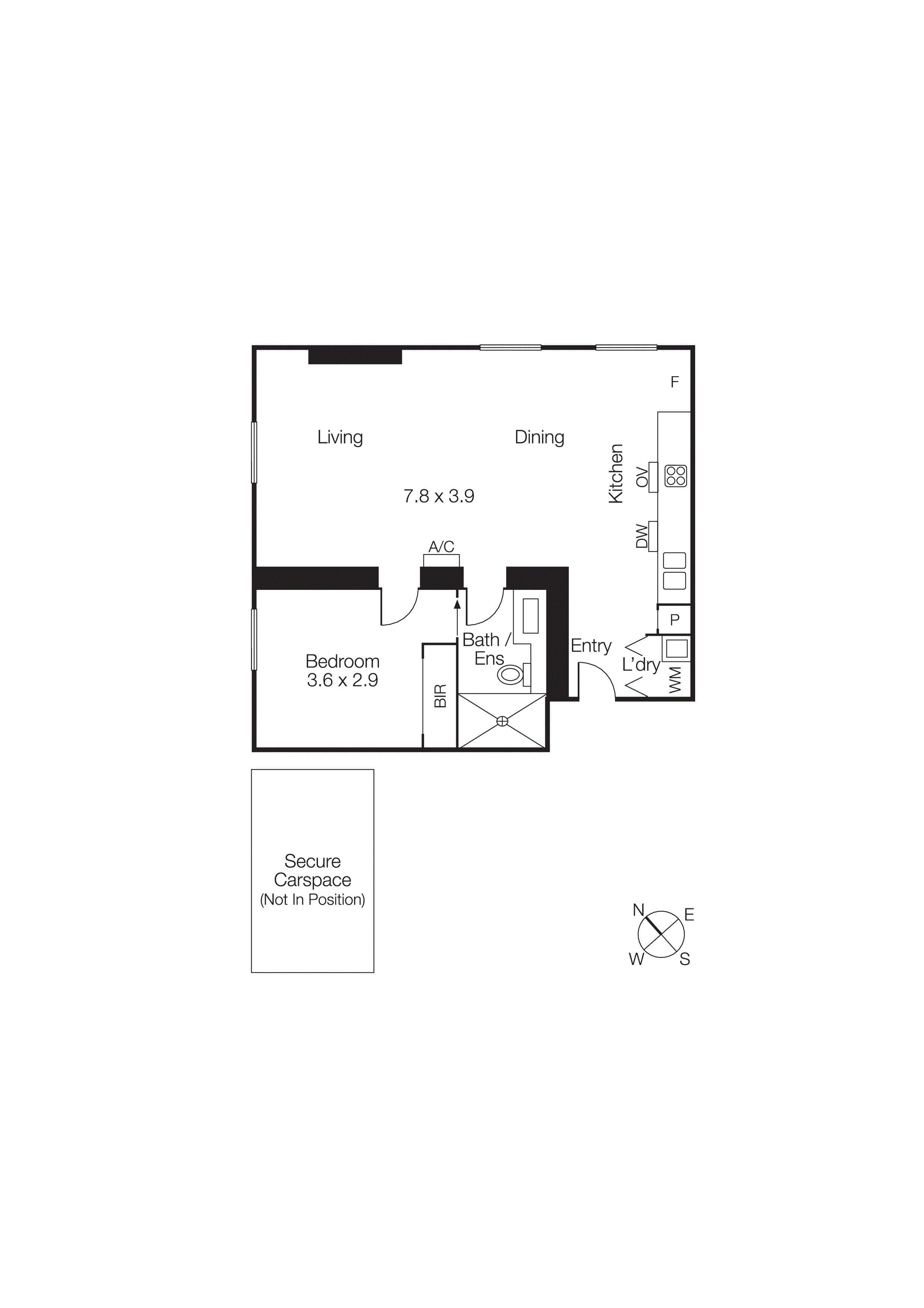 7/96 Bay Street, Port Melbourne VIC 3207 - Floorplan