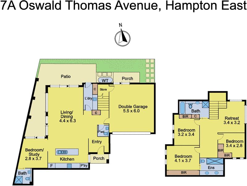 7a Oswald Thomas Avenue, Hampton East VIC 3188 - Floorplan