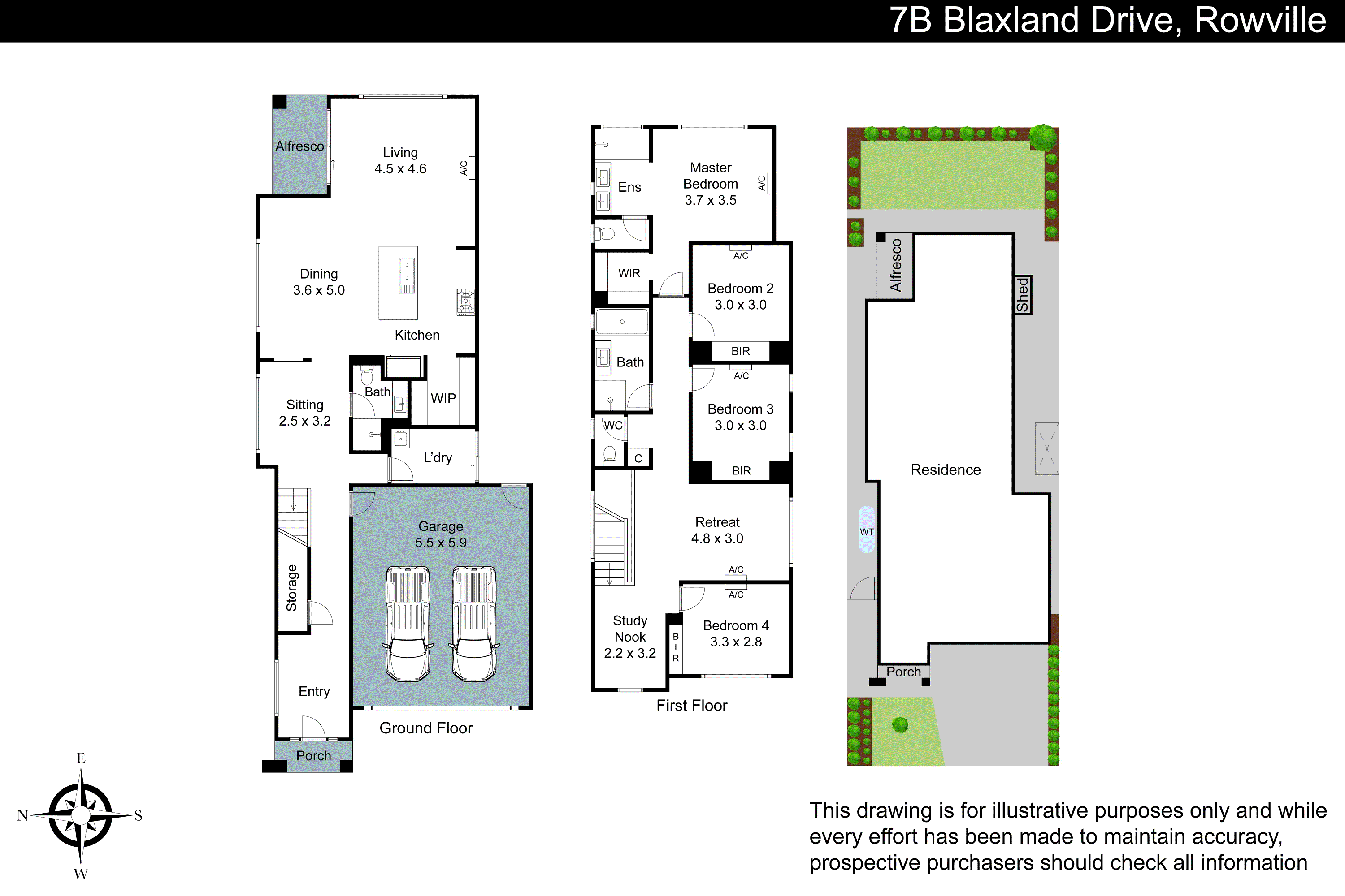 7B Blaxland Drive, Rowville VIC 3178 - Floorplan