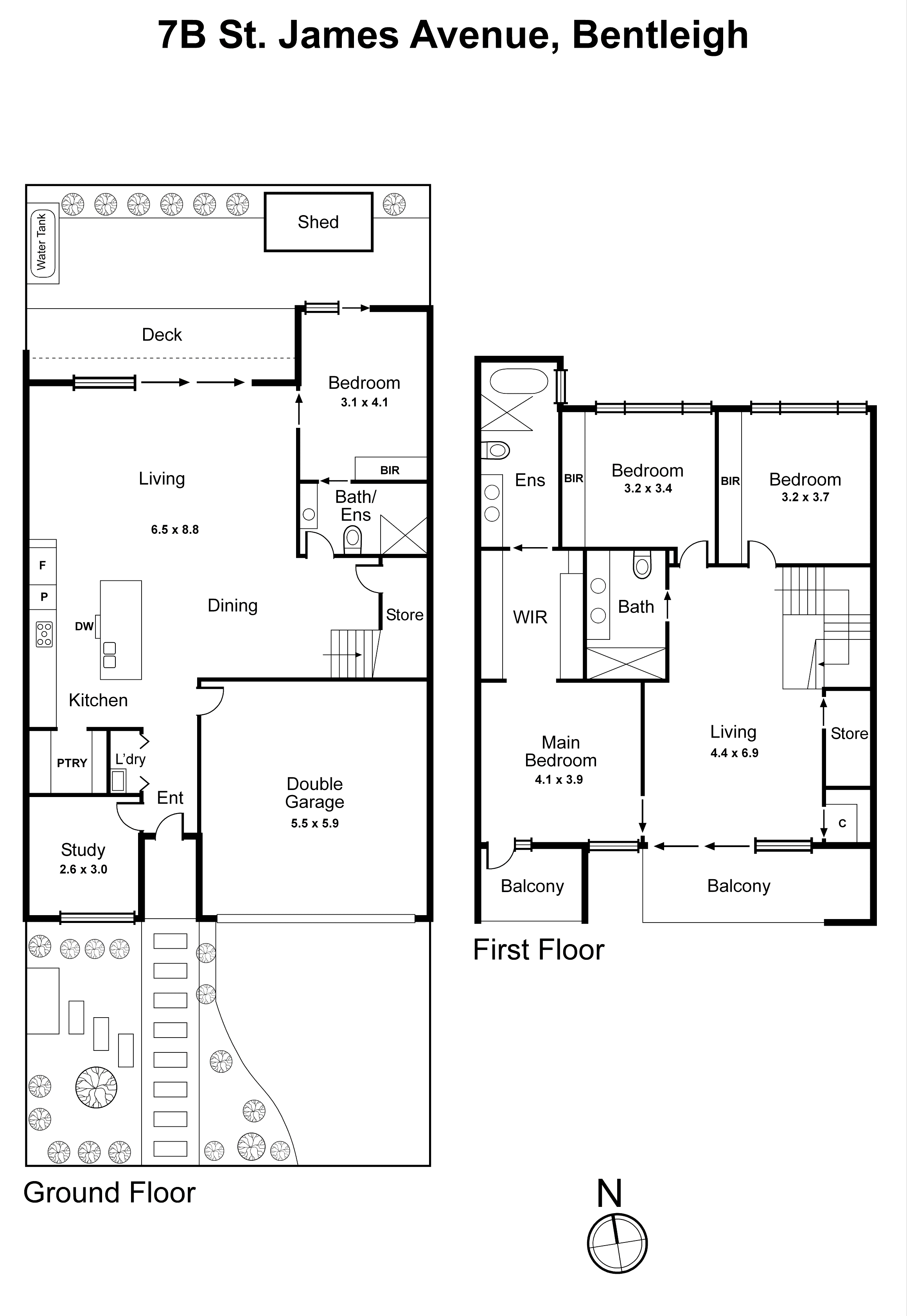 7b St James Avenue, Bentleigh VIC 3204 - Floorplan
