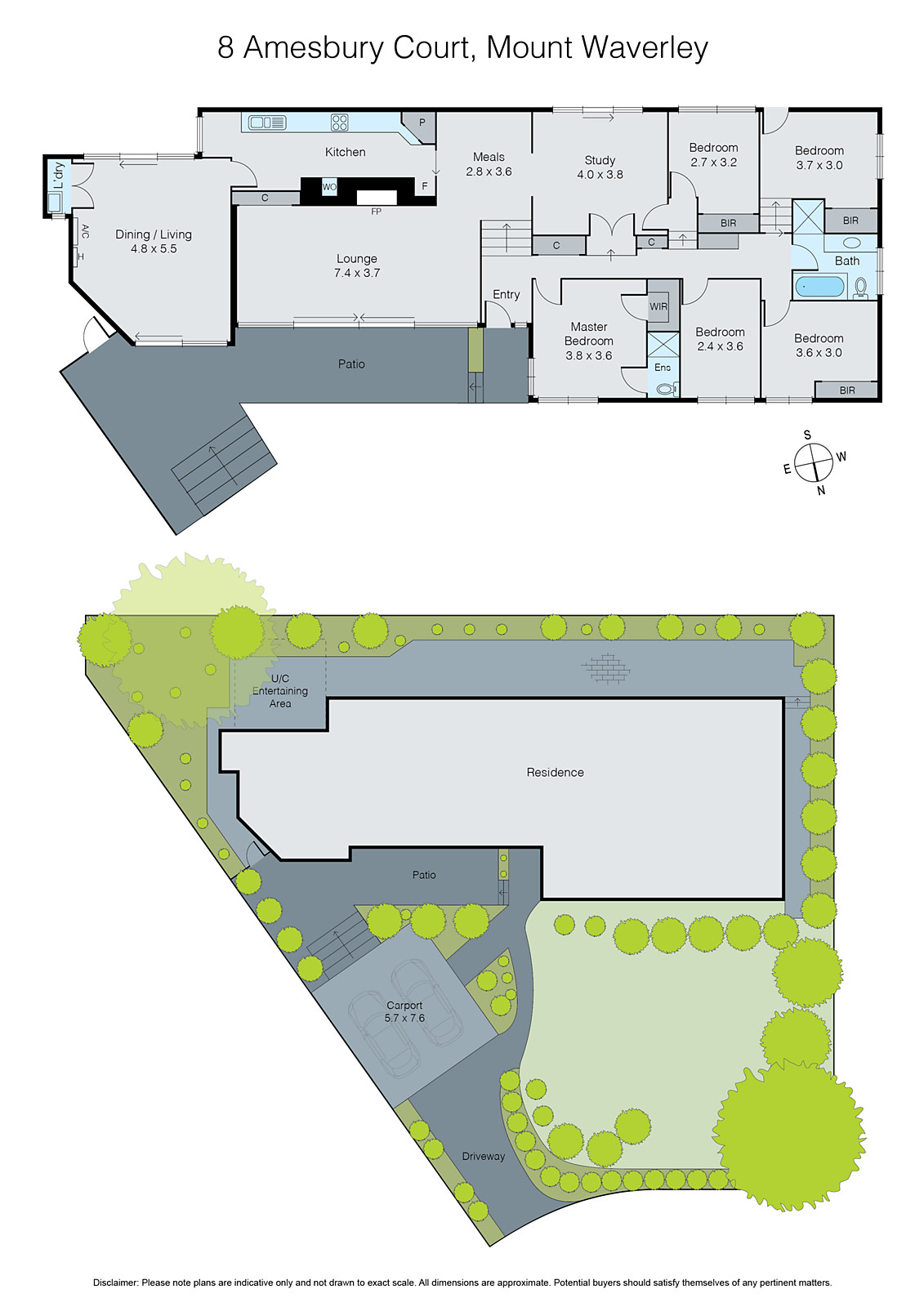8 Amesbury Court, Mount Waverley VIC 3149 - Floorplan