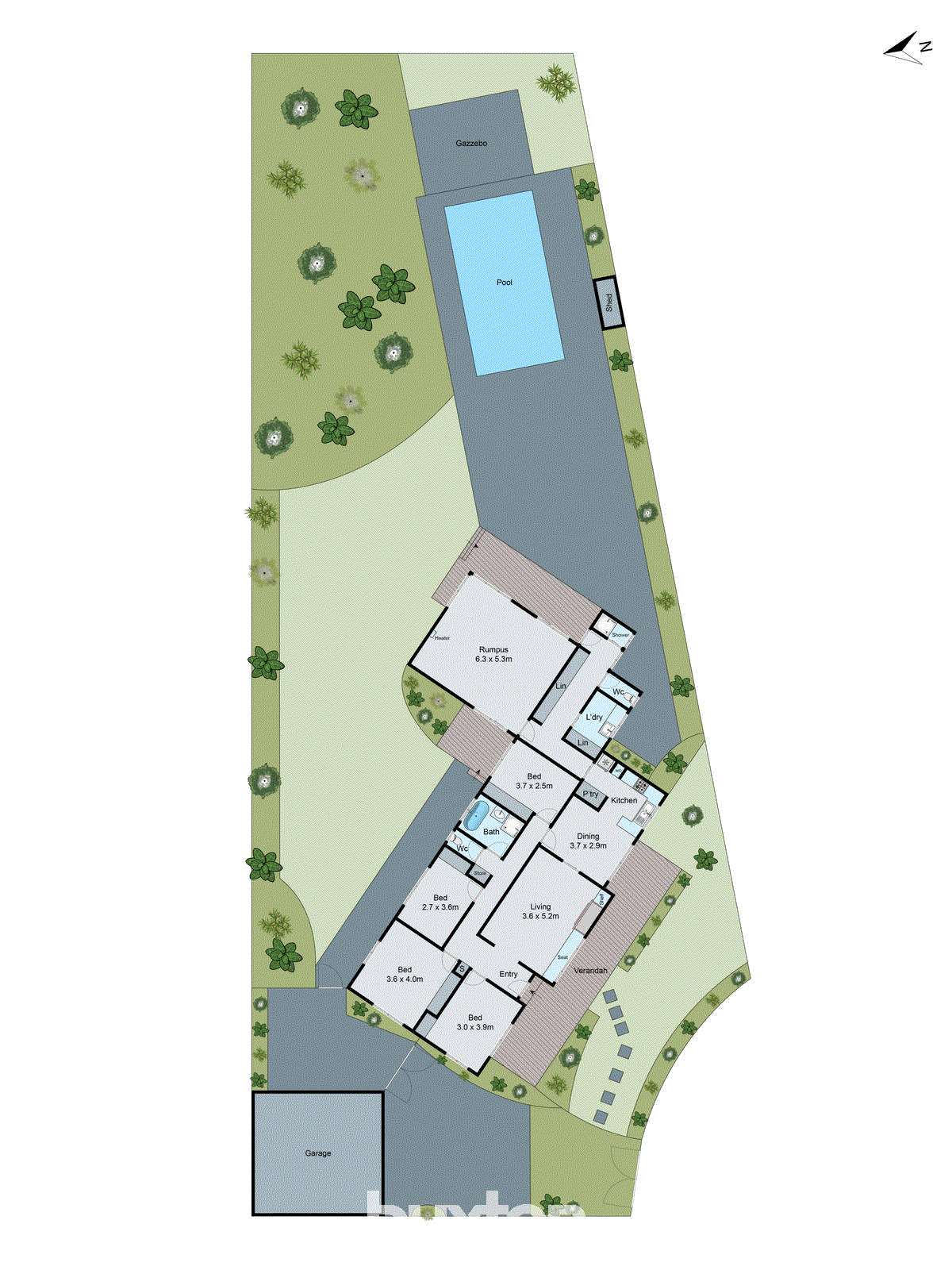 8 Bain Court, Newcomb VIC 3219 - Floorplan