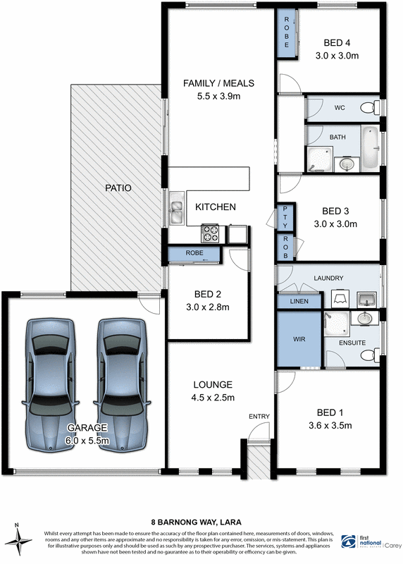 8 Barnong Way, Lara VIC 3212 - Floorplan