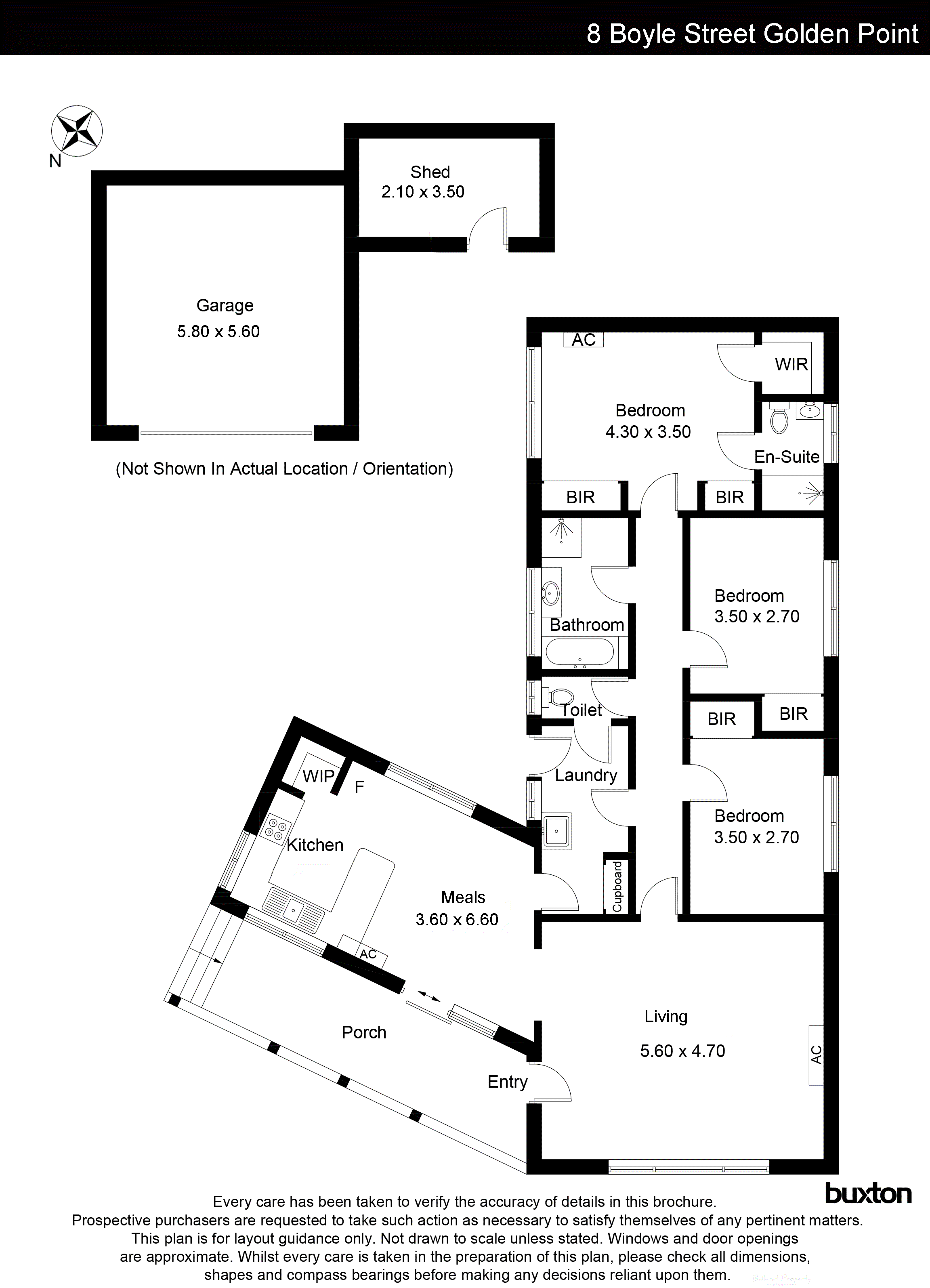 8 Boyle Street, Golden Point VIC 3350 - Floorplan