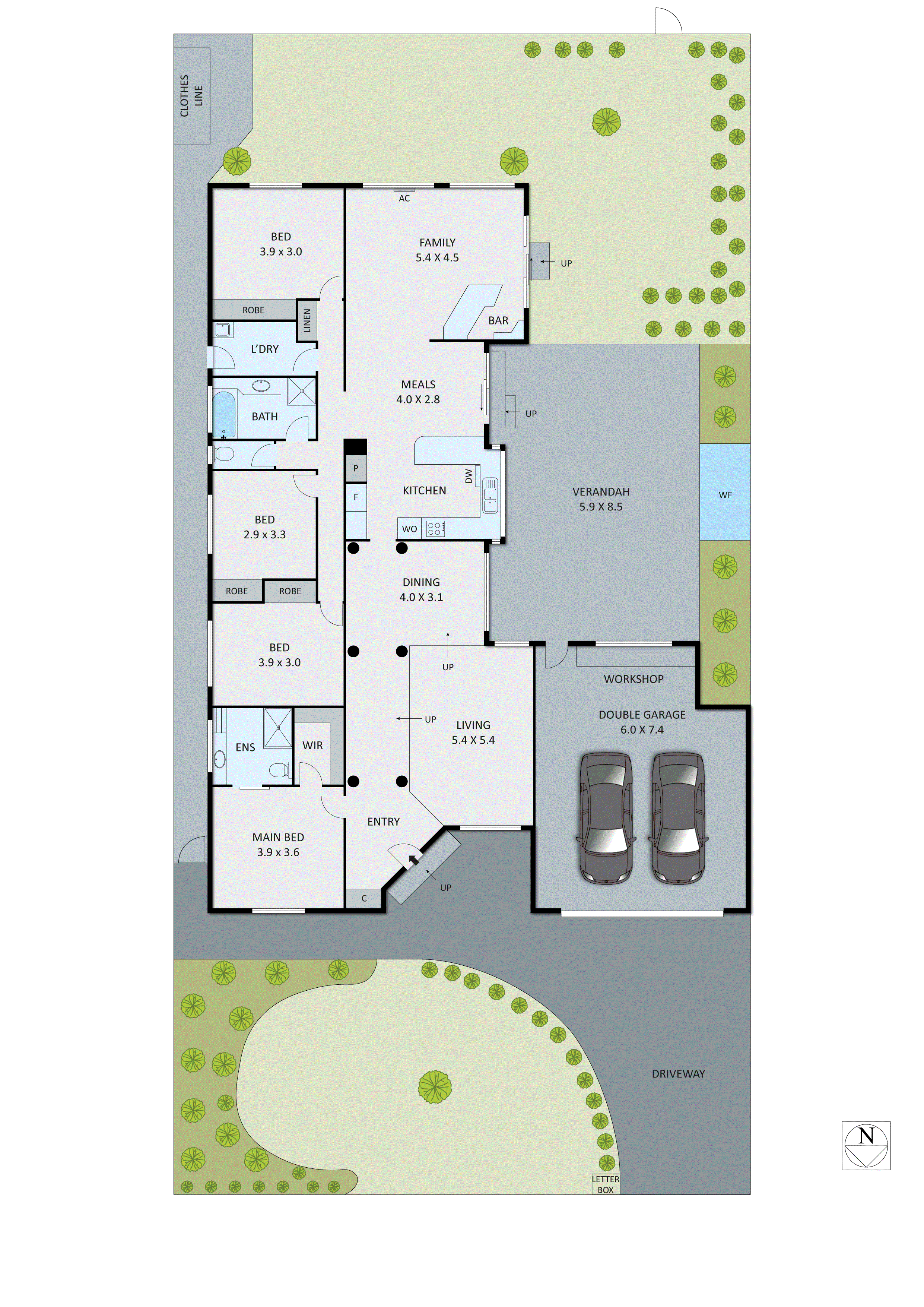 8 Branagan Drive, Aspendale Gardens VIC 3195 - Floorplan
