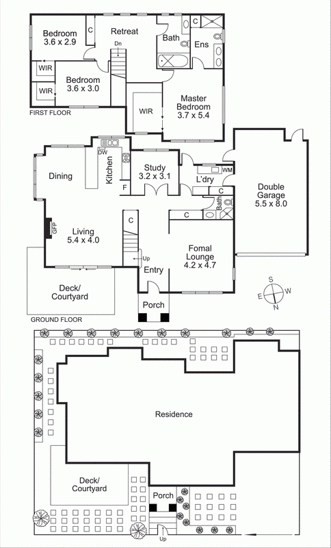 8 Brand Street, HAMPTON VIC 3188 - Floorplan