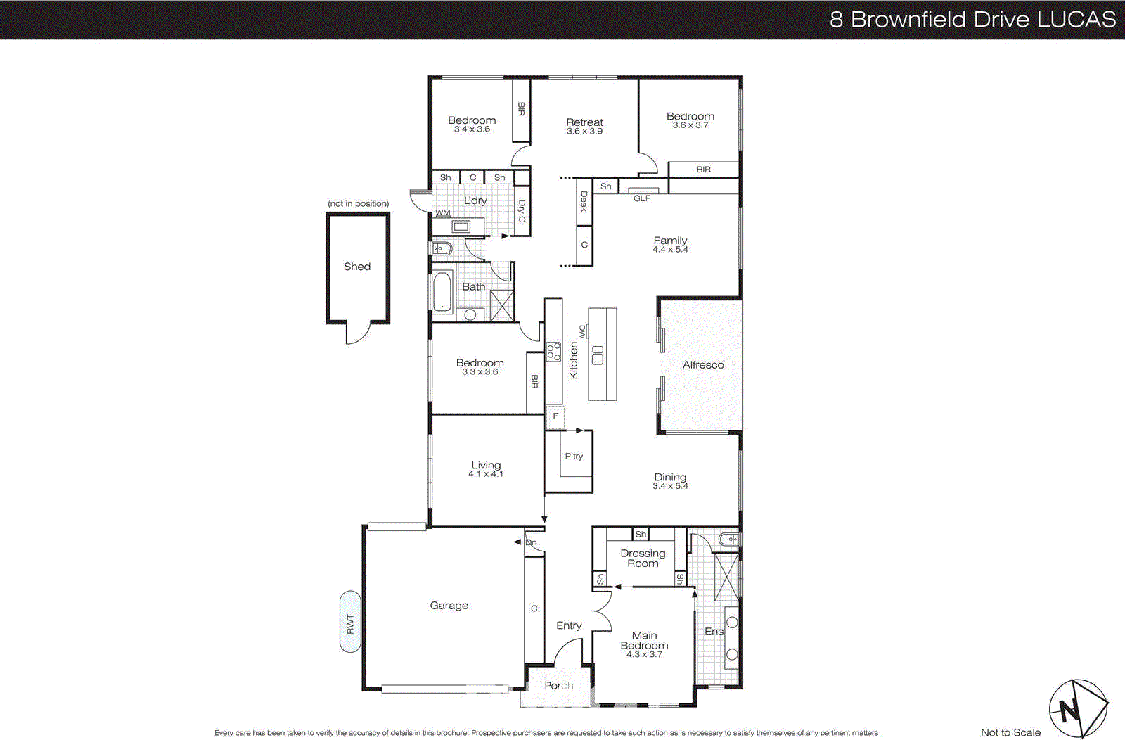 8 Brownfield Drive, Lucas VIC 3350 - Floorplan