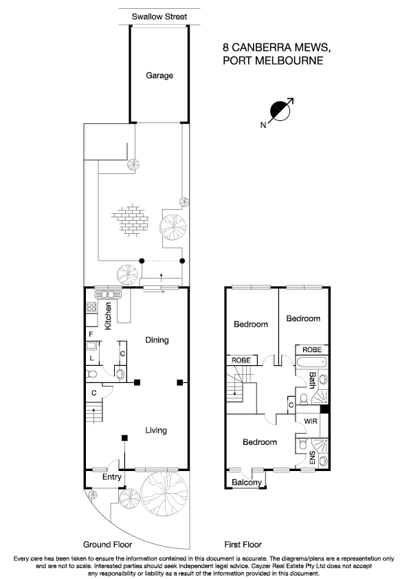 8 Canberra Mews, PORT MELBOURNE VIC 3207 - Floorplan