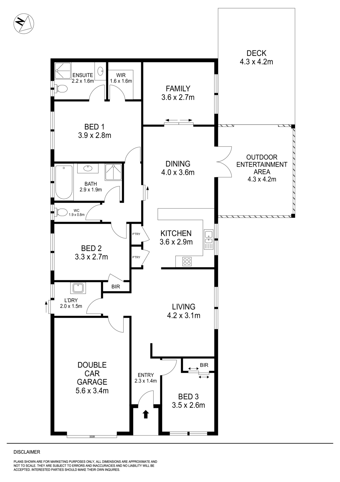 8 Cecile Court, Ballarat East VIC 3350 - Floorplan
