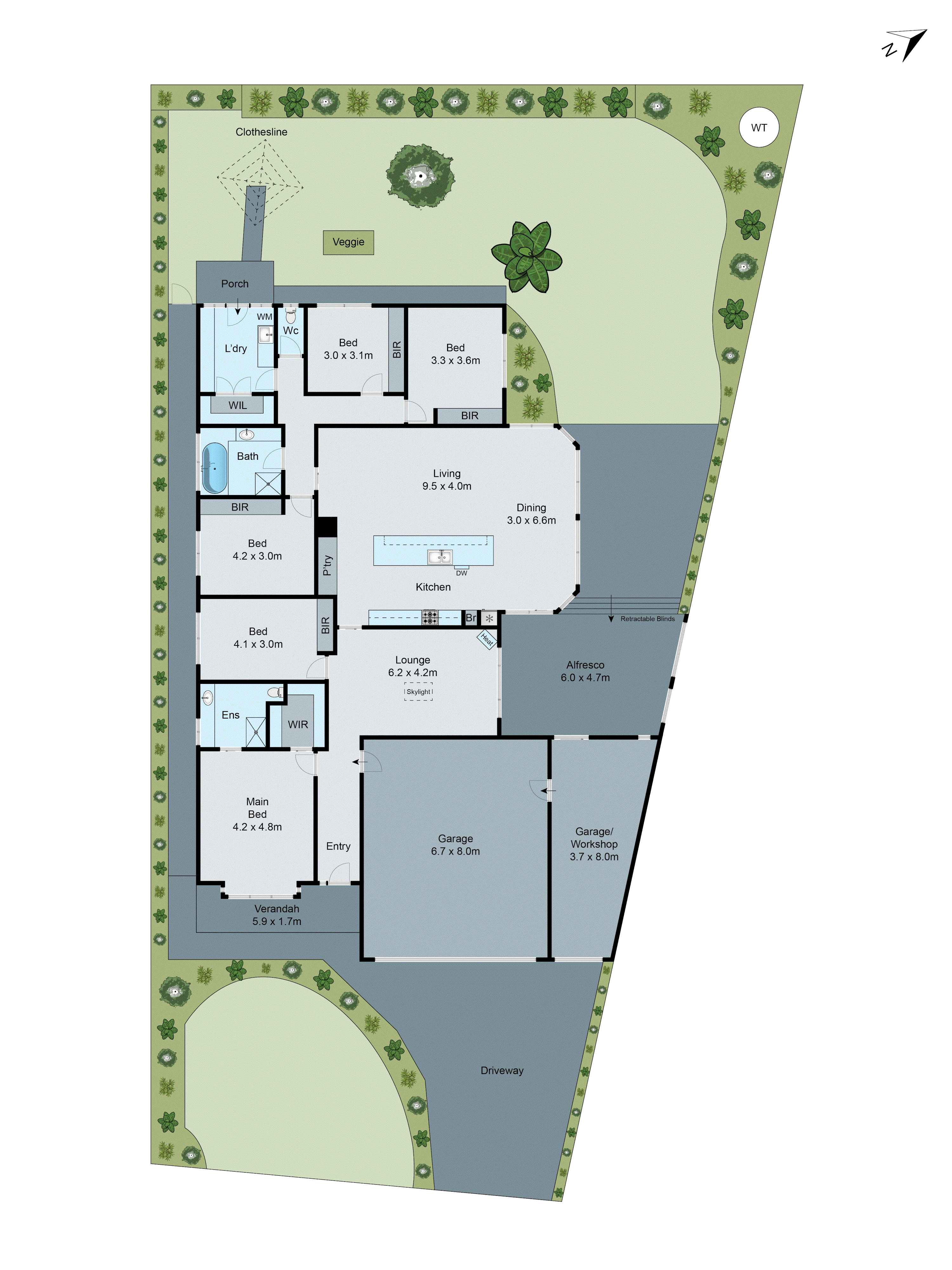 8 Chardonnay Court, Waurn Ponds VIC 3216 - Floorplan