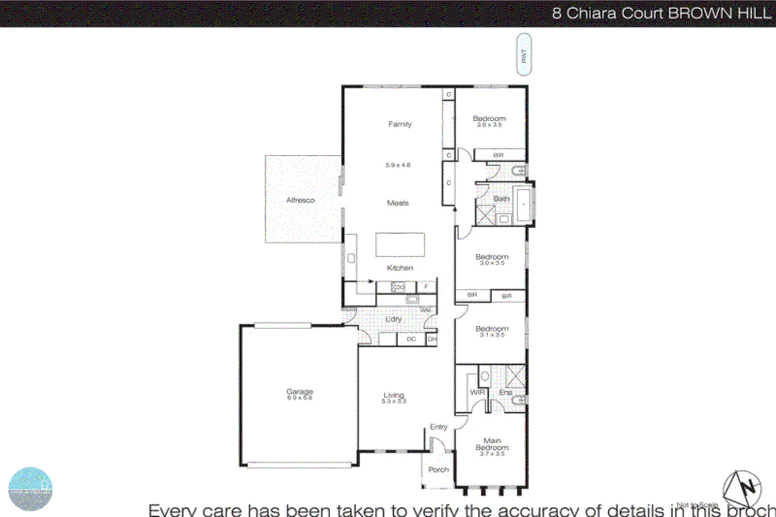 8 Chiara Court, Brown Hill VIC 3350 - Floorplan