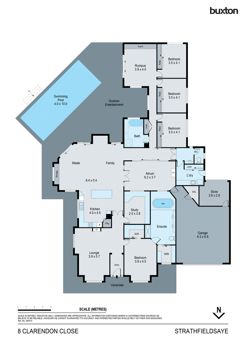 8 Clarendon Close, Strathfieldsaye VIC 3551 - Floorplan