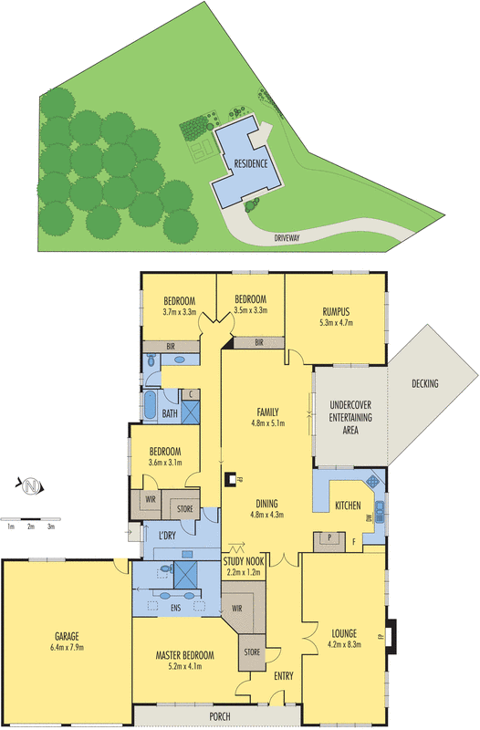 8 Clerke Court, Moriac VIC 3240 - Floorplan