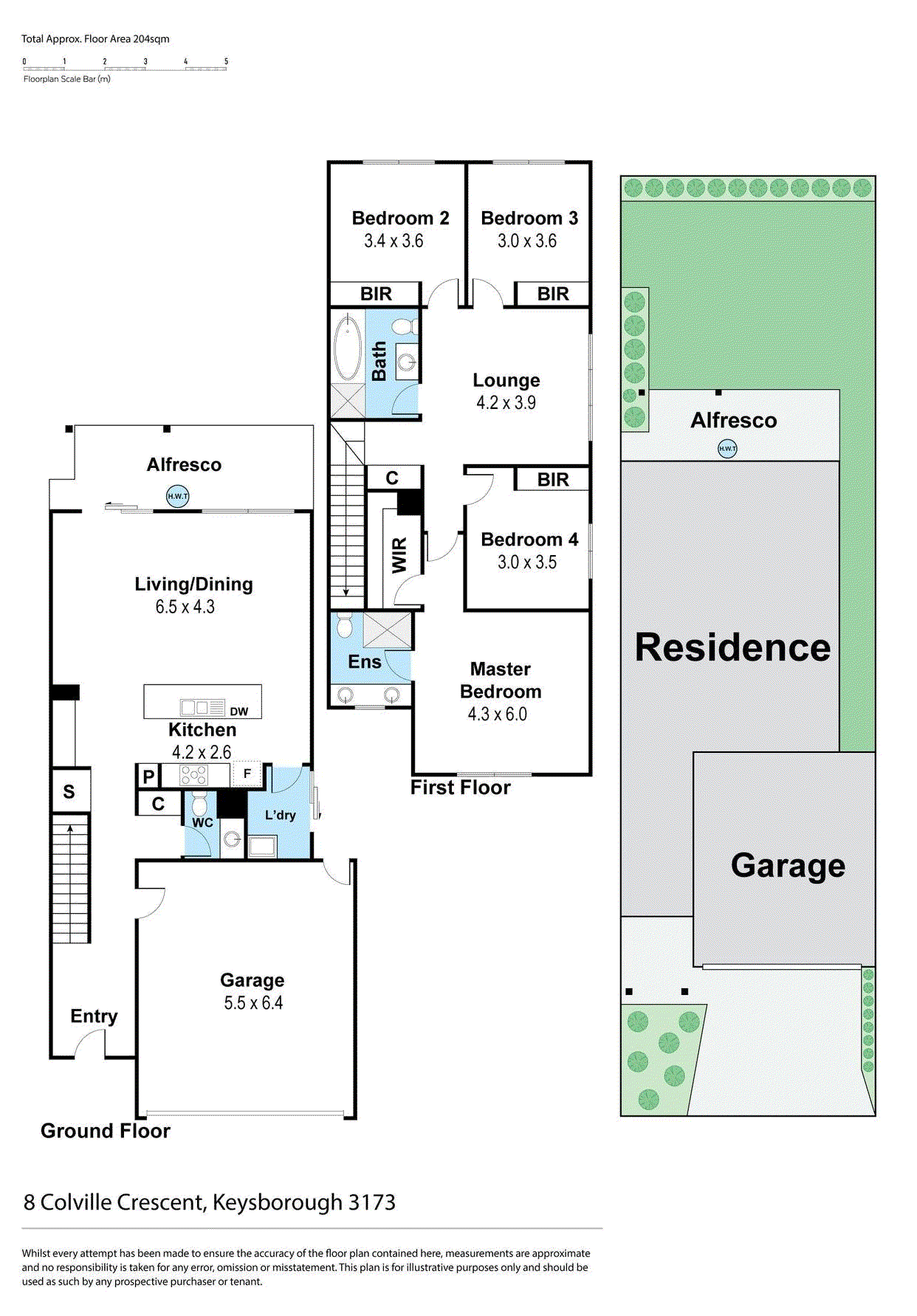 8 Colville Crescent, Keysborough VIC 3173 - Floorplan